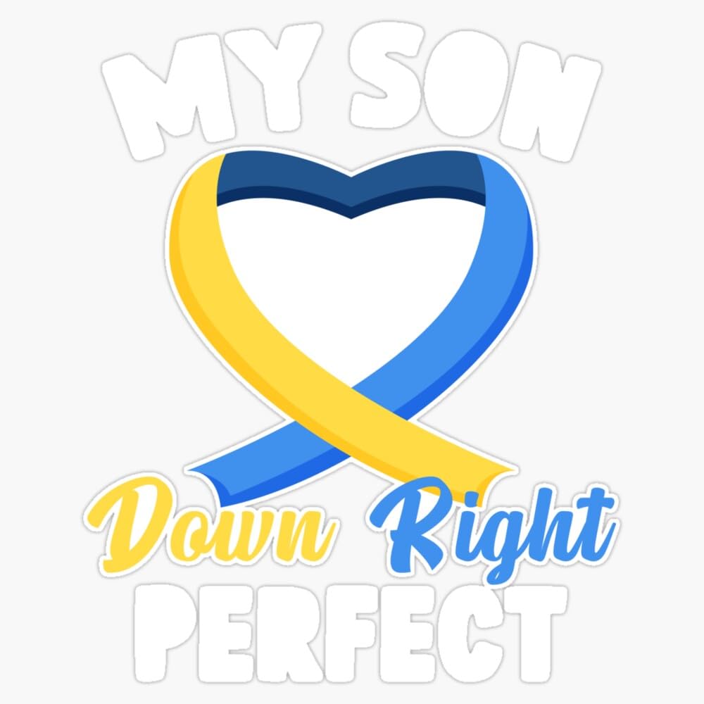 Down Syndrome Awareness Downs Syndrome Girl Boy Kids Sticker Vinyl Decal Car Laptop Wall Window Bumper Sticker 5"