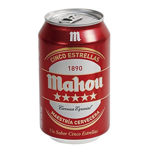 MEGAPACK Mahou 5 Estrellas 84 Latas de 33cl - Total de 27,7 Litros - Envío 24/48H Incluido