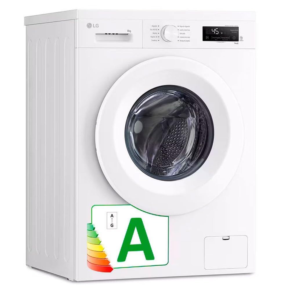 LG F4X1008NWH Washing Machine Class A 8 kg 1400 rpm SmartHome