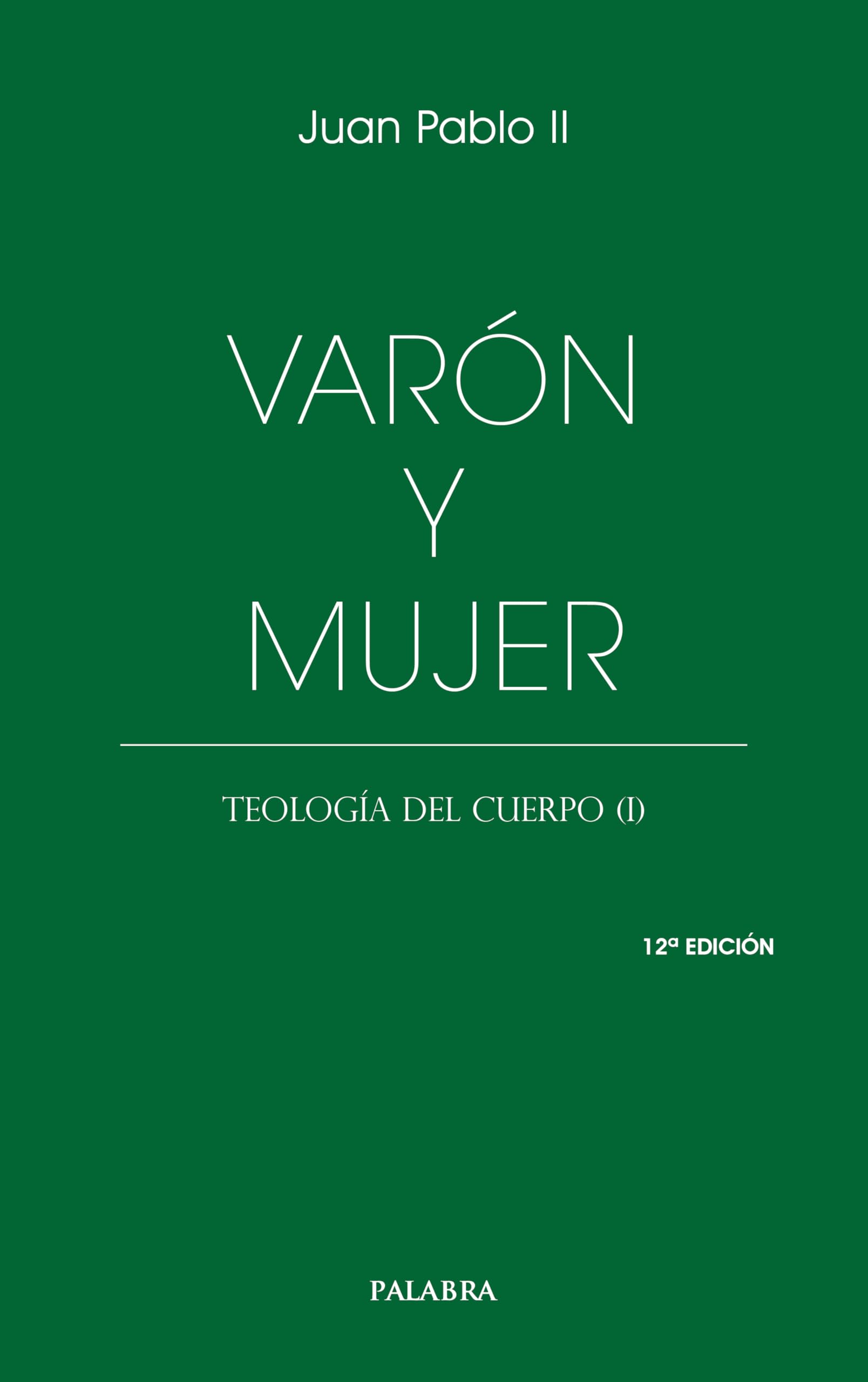 Varón y mujer. Teología del cuerpo (I) (Libros Palabra)