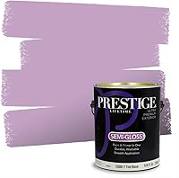 Vista 96 de PRESTIGE Pinturas de pintura interior e imprimación en uno, 1 galón, plano, combinación comparable de Sherwin Williams* Kimono Violet*