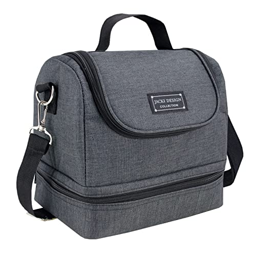 BOLSA TERMICA C/ 2 COMP [CONCEPT MAIS] cor:preto