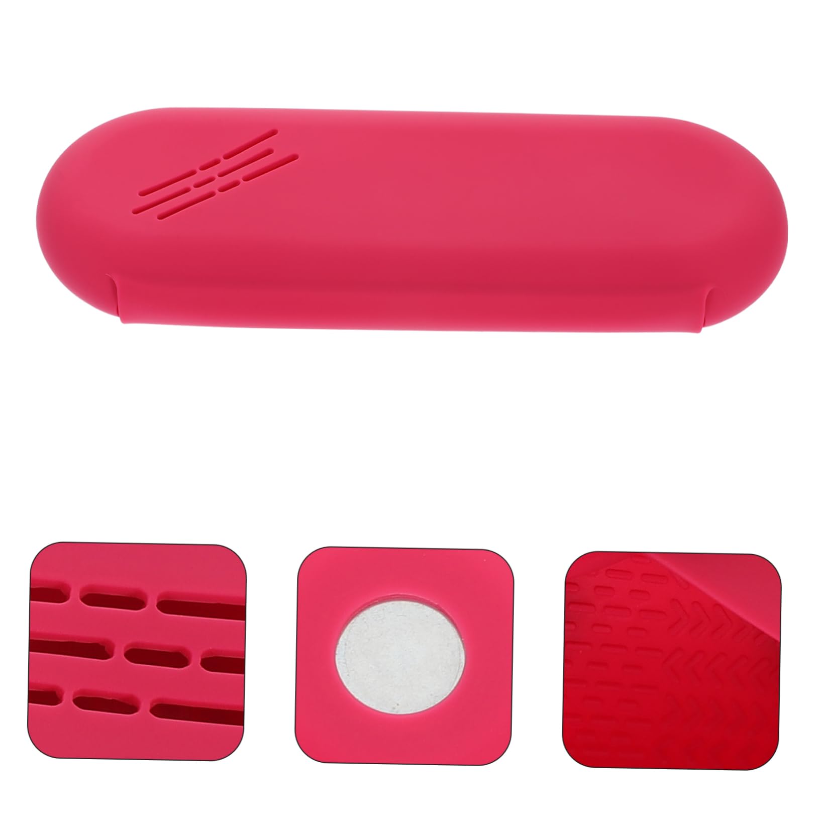 Cabilock 4 Pezzi Borsa da Viaggio per Trucco Silicone Organizer Compatto per Spazzole e Cosmetici per Viaggi e Speciali