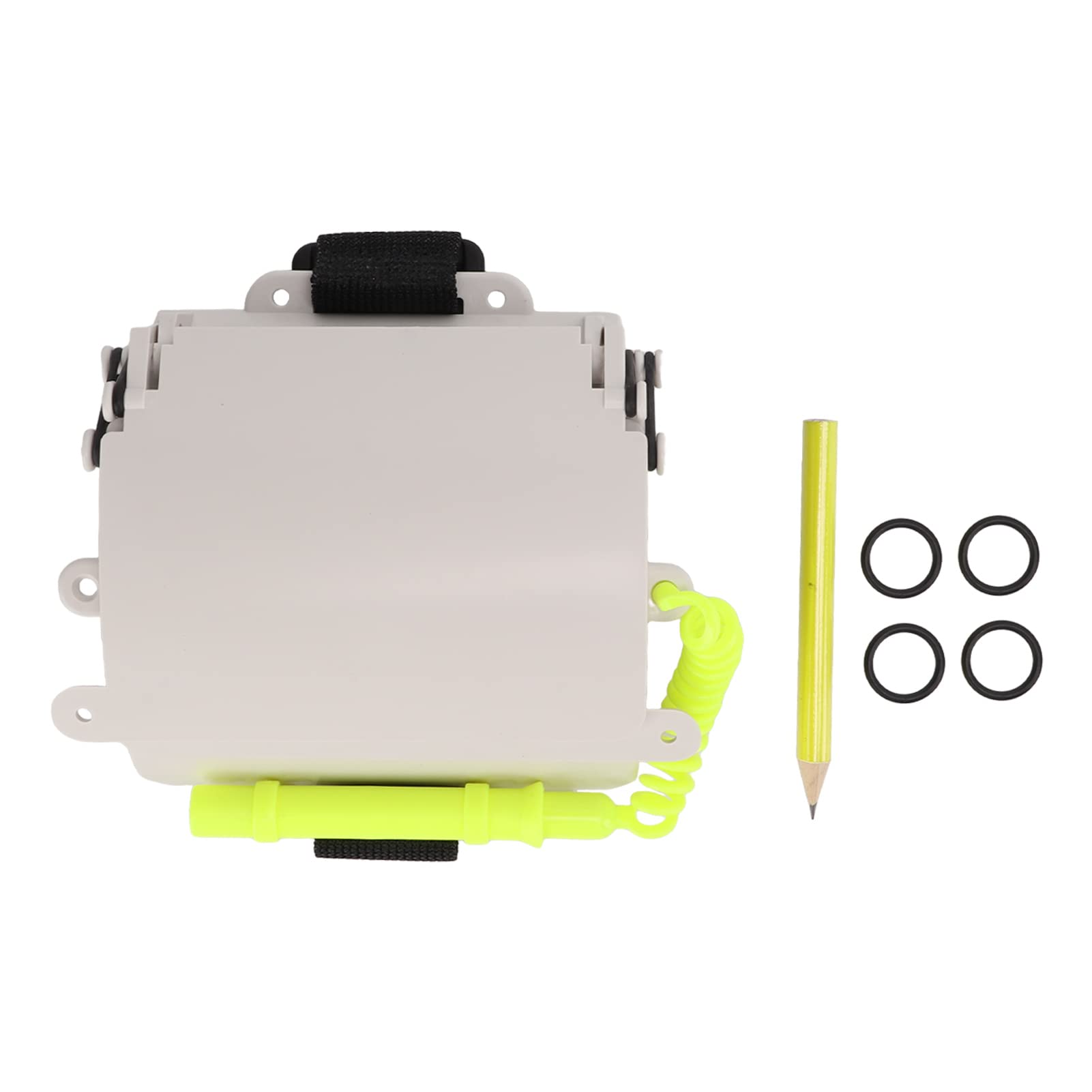 Pilipane Wrist Writing Dive Slate, Underwater Writing Slate, 3 Panels Professional Wrist Writing Dive Slate with Pencil Underwater (No Luminous)