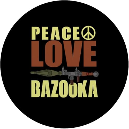 Miniatura 3 de Bazooka Peace Love PopSockets PopGrip intercambiables