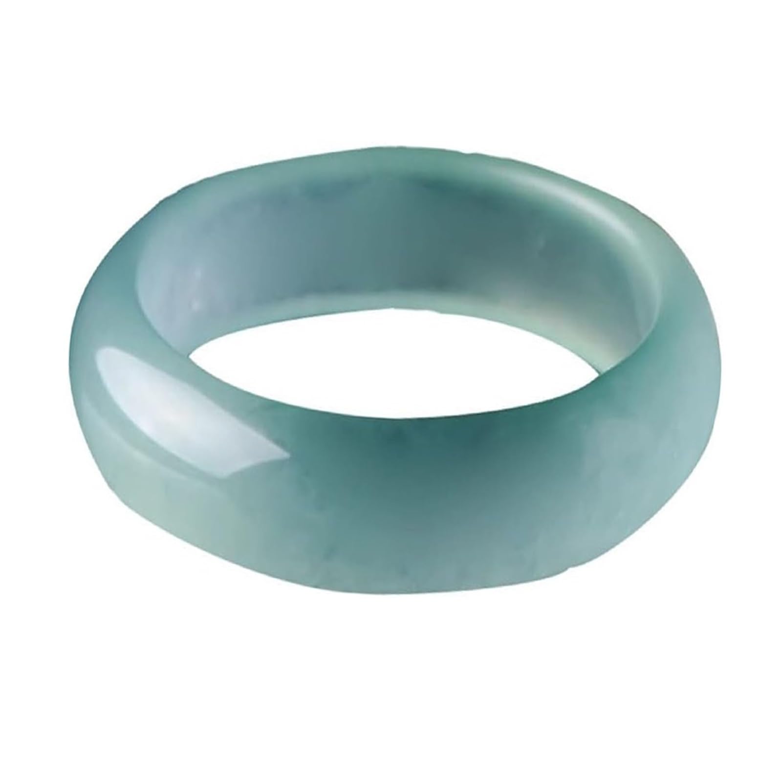 Jade bleu de Chine le cadeau idéal sous forme de bangle rétro féminin - 5