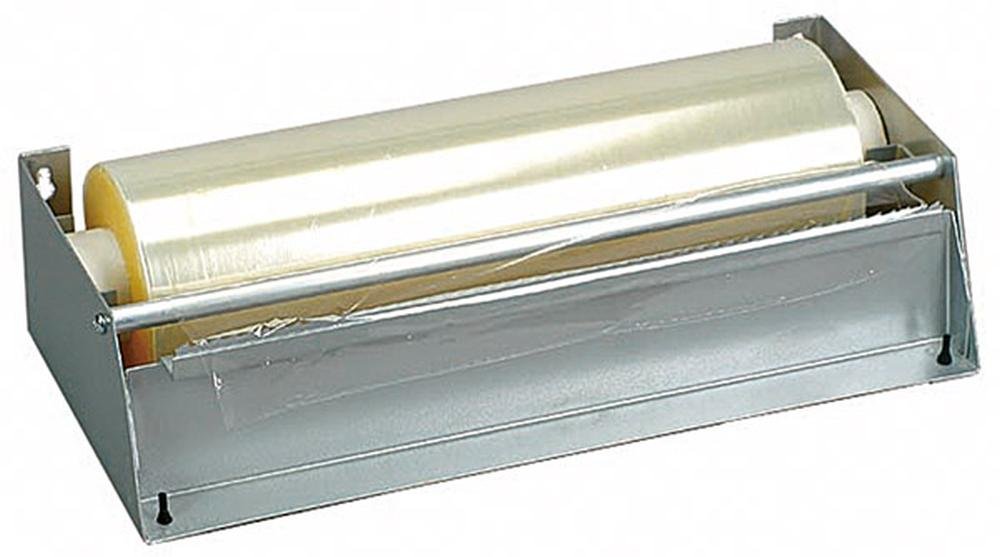 APS 88287 Metall Frischhaltefolie Abreiß-Spender mit Säge, Filmbreite max. 45 cm, 49 x 16 x 9 cm