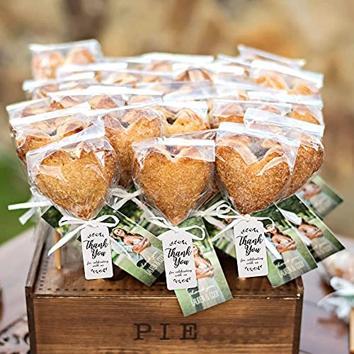 Original Design Thank You For Celebrating With Us Tags, 100Pcs Paper Gift Tags With 100 Feet Natural Jute Twine Perfect For Wedding,Baby Shower And Party Decoration (White) #TOP4