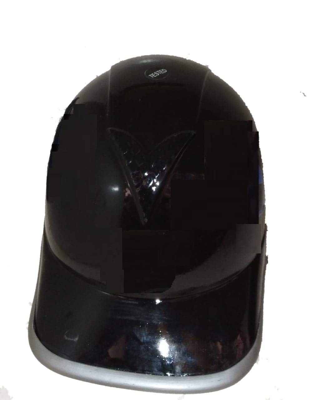 AOW ATTRACTIVE OFFER WORLD Half Face All Purpose Safety Helmet W-04, black (CAP4)