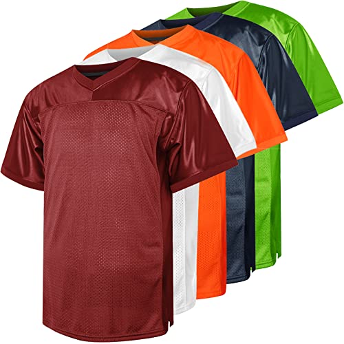 Blank Football Jersey,90s Hip Hop Sports Mesh Practice...