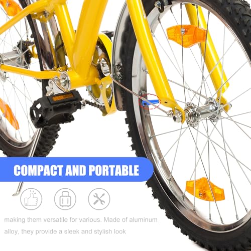 8 Unidades Tapas de Válvula Aluminio con Agujeros para Bicicleta miniatura 3