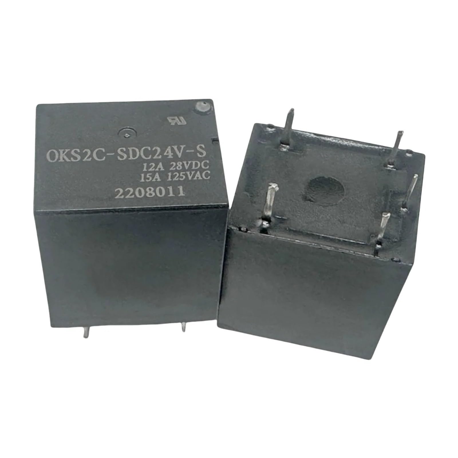 AARTERZZA 2PCS Relay OKS2C-SDC24V-S 24V OKS2C SDC24V S 24VDC 5PINS 15A