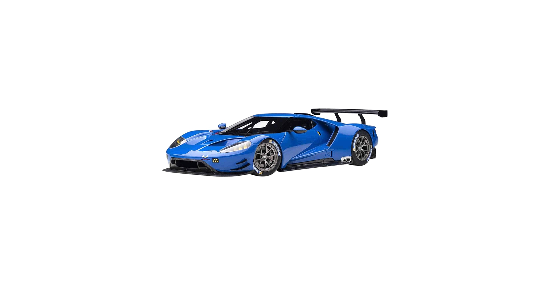 Amazon.com: Autoart Ford GT Le Mans Plain Color Version Blue