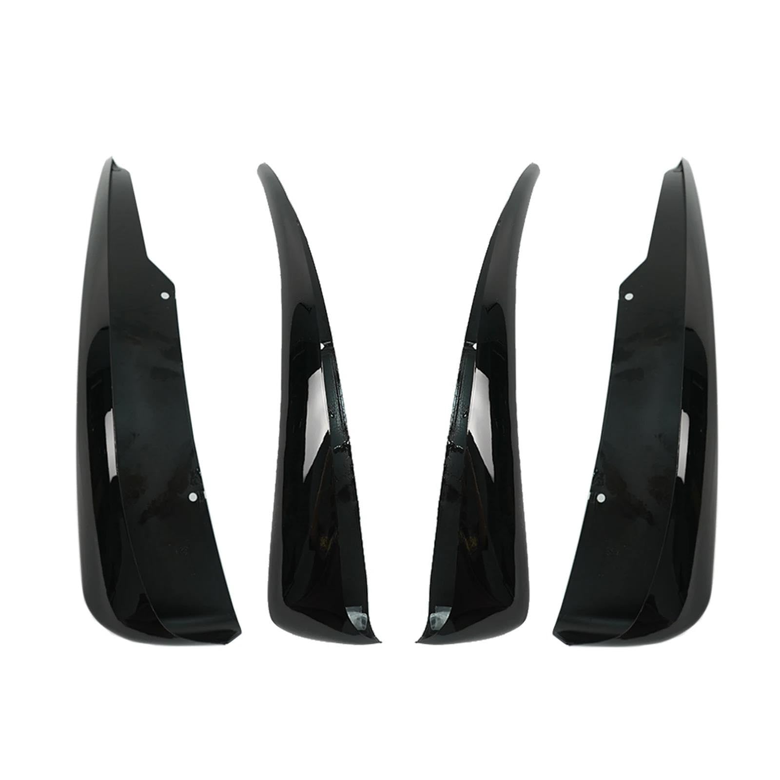 Xuxrhmean Glossy Black Car Splash Guards For Chevy For Corvette C5 1997-2004 Extended Mud Flaps Splash Guards (Glossy Black)