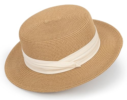 Sombrero de playa para mujer estilo Panamá M miniatura 1