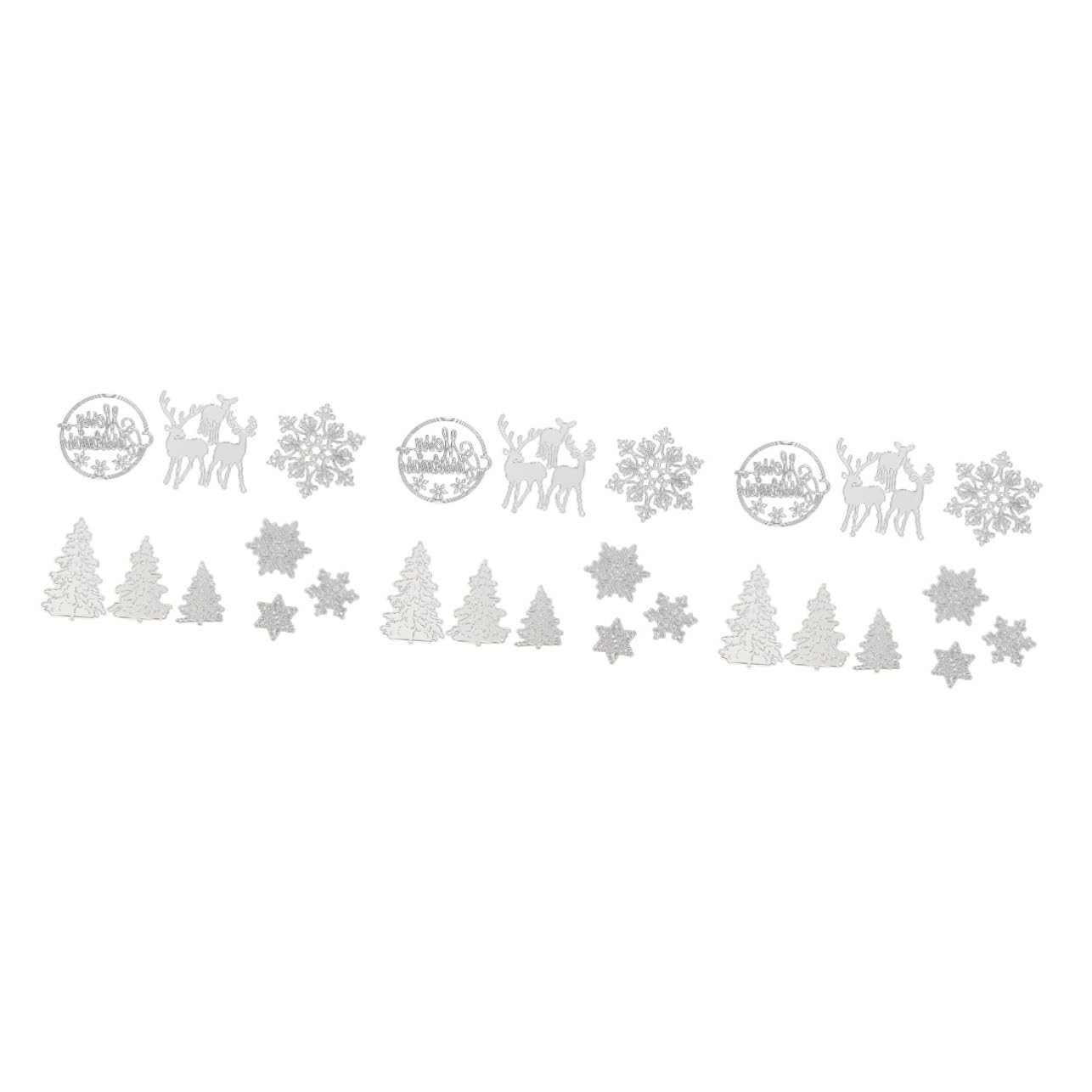 ABOOFAN 27piezas Troqueles De De Metal Para Navidad De Plantillas Para Embossing y Manualidades De Decoración