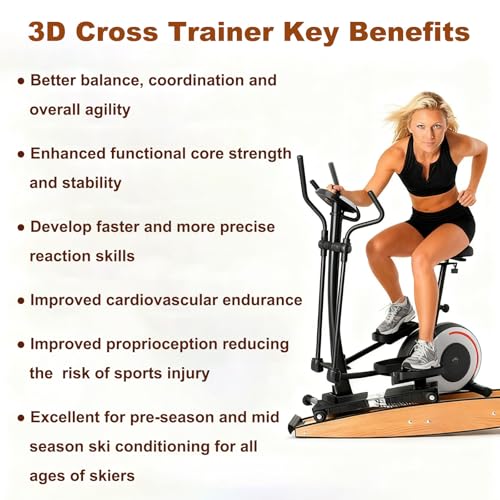 Simulador de esquí para ejercicio de piernas miniatura 3