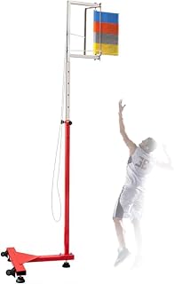 Salto Height, Vertical Jump, Sports -Basketball Height, Adjustable Height from 35.8 to 11.8 in, School Gym,Color Label. Pull Cord Reset