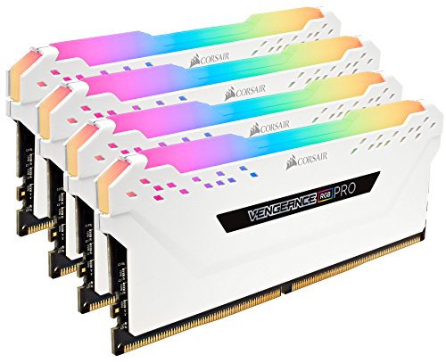Vengeance RGB PRO 32 GB (4x8 GB) DDR4 3200MHz C16 XMP 2.0 Kit di Memoria Illuminato RGB LED Entusiasta, Bianca - RAM - Immagine 14
