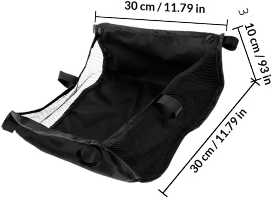 MERRYHAPY 2pcs Stroller Basket Organizer Under Stroller Storage Bag for Diaper Bags Towels Shopping Storage Baskets Decor