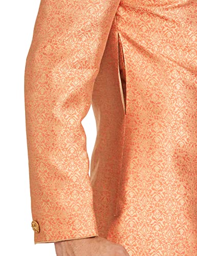 Image of Ethnix by Raymond Men's Poly90% /Viscose10% Solid Regular Fit Jacket