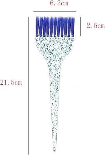 Miniatura 2 de mollensiuer Juego de 5 brochas de plástico para tinte de cabello, cepillos aplicadores de tinte, herramientas de peluquería, cepillos para colorear