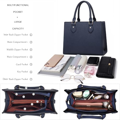 Image of CHICAROUSAL Crossbody Purses and Handbags for Women PU Leather Tote Top Handle Satchel Shoulder Bags