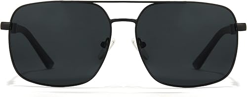 Cyxus Gafas de sol polarizadas estilo aviador para hombre, lentes espejadas clásicas, protección UV