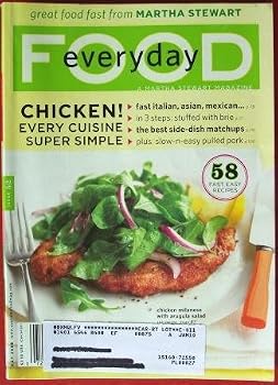 Unknown Binding Food Everyday Marath Stewart Magazine May 2008 Book