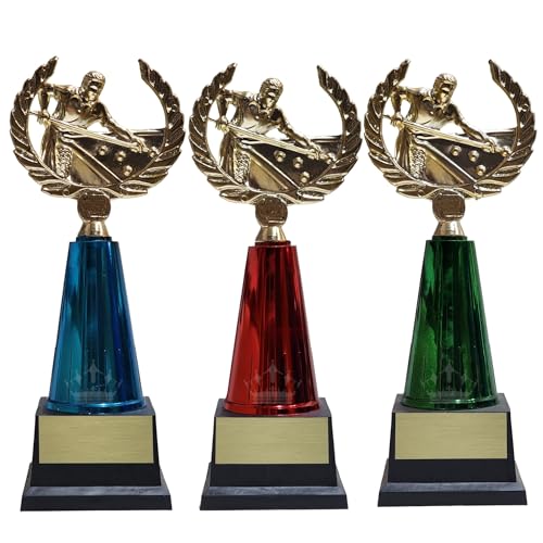 Troféu de Sinuca Grande para Torneios/Campeonato de Bilhar vermelho