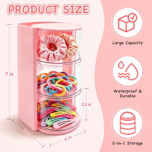 Pushy Hair Accessories Organizer with Hair Brush Holder — view 2