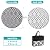 HEBE Outdoor Rug for Patios Clearance 6ft Waterproof Reversible Patio Mat Plastic Outside Camping RV Rug Geometric Area Rugs Carpet for RV,Patio,Deck,Balcony,Camper,Porch,Tent