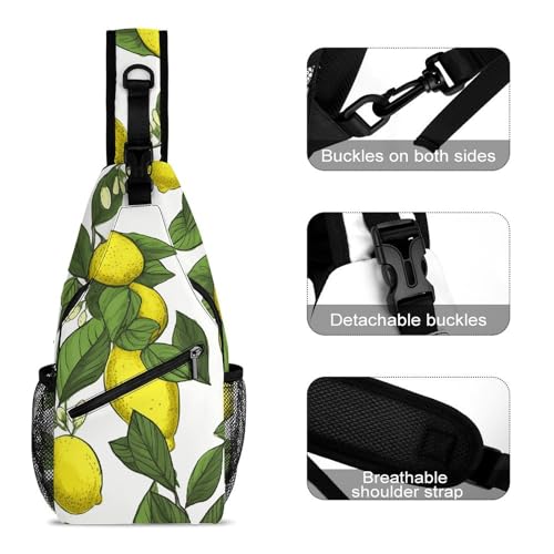 Mochila bandolera estilo casual para senderismo 38x20cm miniatura 3