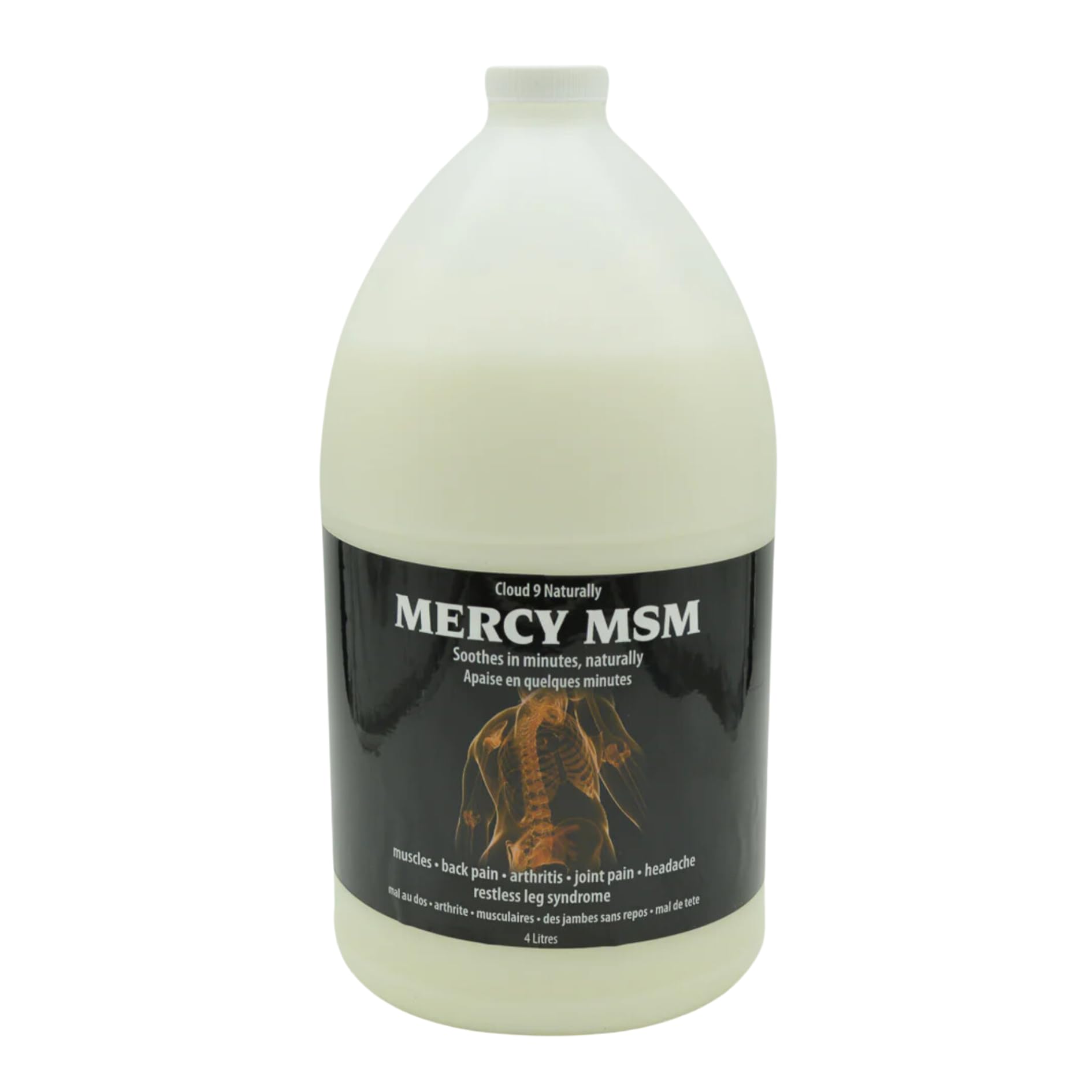 Mercy Lotion 4L 135 26 fl oz Bulk Refill Jug Lightweight Moisturizer for Dry Skin Hydrating Body Lotion