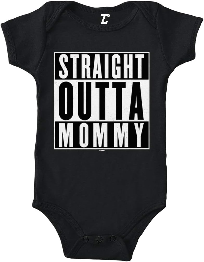 Straight Outta Mommy - Cool Funny Bodysuit