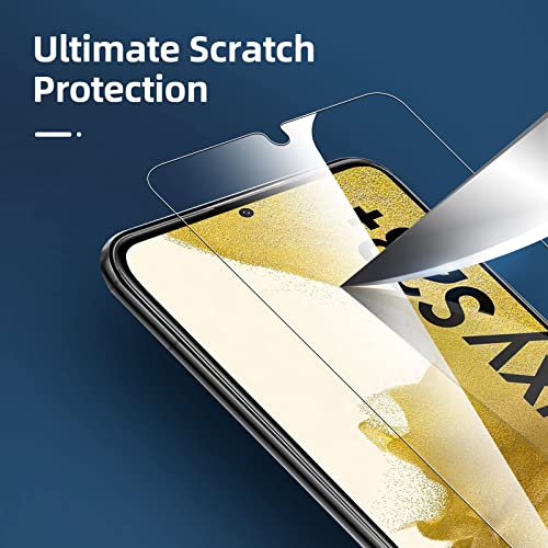 Image of NEW'C 3 Pack Designed for Samsung Galaxy S23 Plus / S23+ Screen Protector Tempered Glass, Scratch Resistant, Bubble Free, Ultra Resistant
