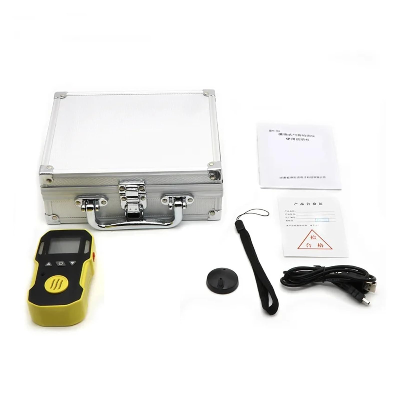 Detector Digital de CO BH-90A, IP65, analizador portátil monóxido Carbono con Rango 0 a 1000 ppm y Pantalla LCD for el hogar la Autocaravana Alta sensibilidad para Laboratorio