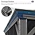 PURPLE LEAF 12' x 16' Hardtop Aluminum Gazebo with Double Metal Roof Heavy Duty Permanent Gazebo for Patio Deck Lawn Garden All Weather Outdoor Pavilion Gazebos, Light Grey