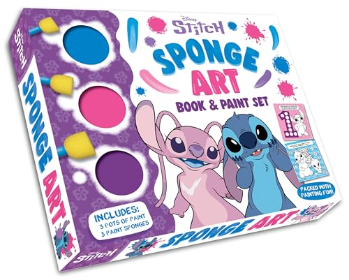 Disney Stitch: Sponge Art Book & Paint Set