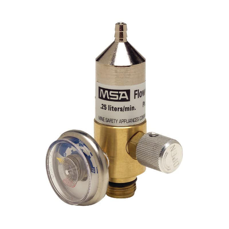 Miniatura 2 de MSA 467896 Modelo RP Regulador de calibración de flujo fijo para cilindros de gas de calibración de estilo RP, uso con instrumentos bombeados,
