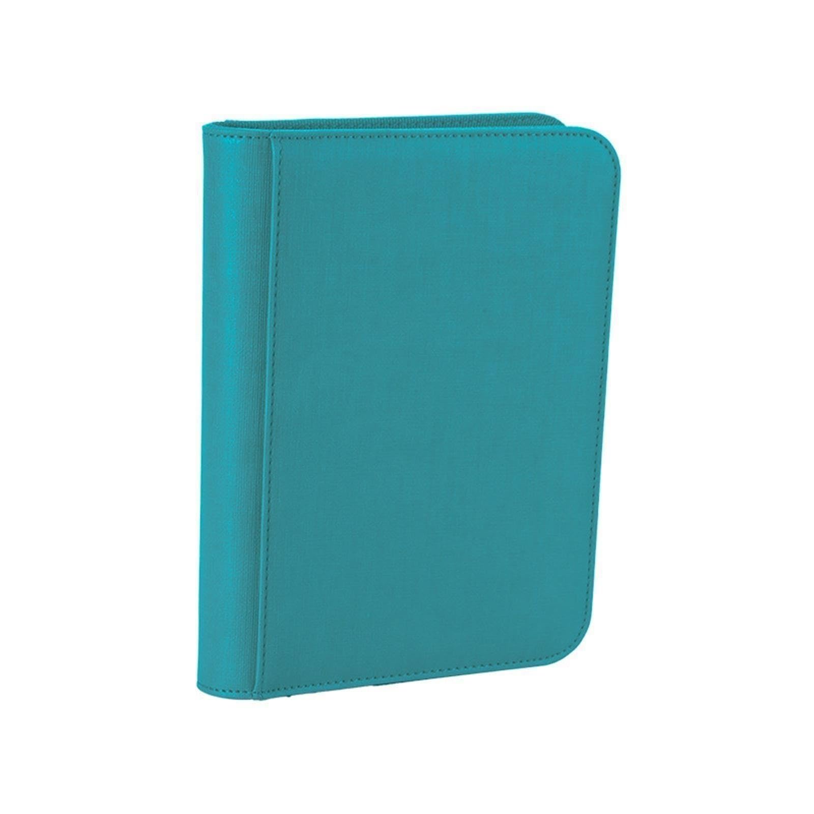 Raccoglitore di carte con cerniera in pelle PU a 160 tasche