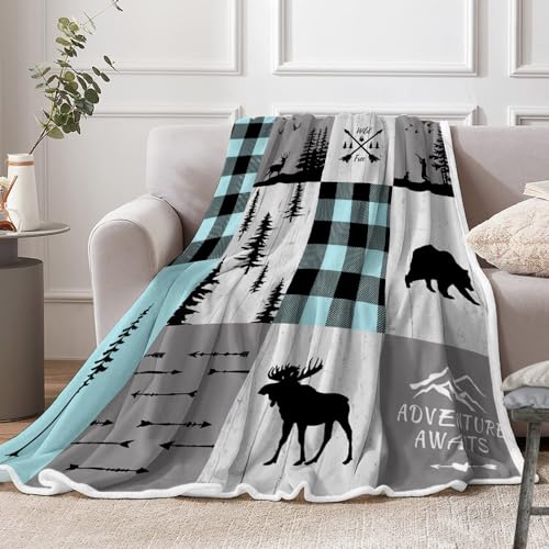Retro-Cabin-Rustic-Throw-Blanket-Bear-Deer-Country-Hunting-Wild-Animal-Cozy-Warm-Soft-Bed-Couch-Blanket-Western-Farmhouse-Vintage-Flannel-Throws-and-Blankets-50-x-60-Inch Retro Cabin Rustic Throw Blanket Bear Deer Country Hunting Wild Animal Cozy Warm Soft Bed Couch Blanket Western Farmhouse Vintage Flannel Throws and Blankets 50 x 60 Inch