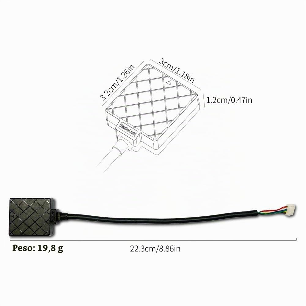 Radiolink M10N TS100 GPS Modulo bussola Alta precisione di posizionamento per controllore di volo fai da te RC Drone FPV