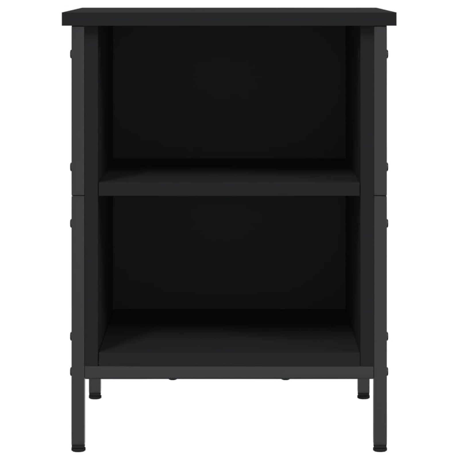 Rantry Scarpiera Nera 38x35x50 cm in Legno Multistrato, Scaffale Portascarpe Organizzatore per Scarpe Salvaspazio Stoccaggio Salva Spazio per Corridoio per Soggiorno Ufficio