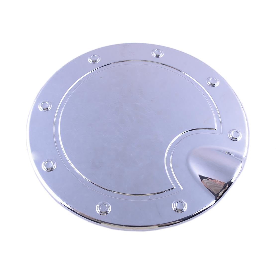 beler Chrome Style ABS Fuel Tank Gas Door Cap Cover Compatible for Dodge Ram 1500 2500 3500 2009-2018