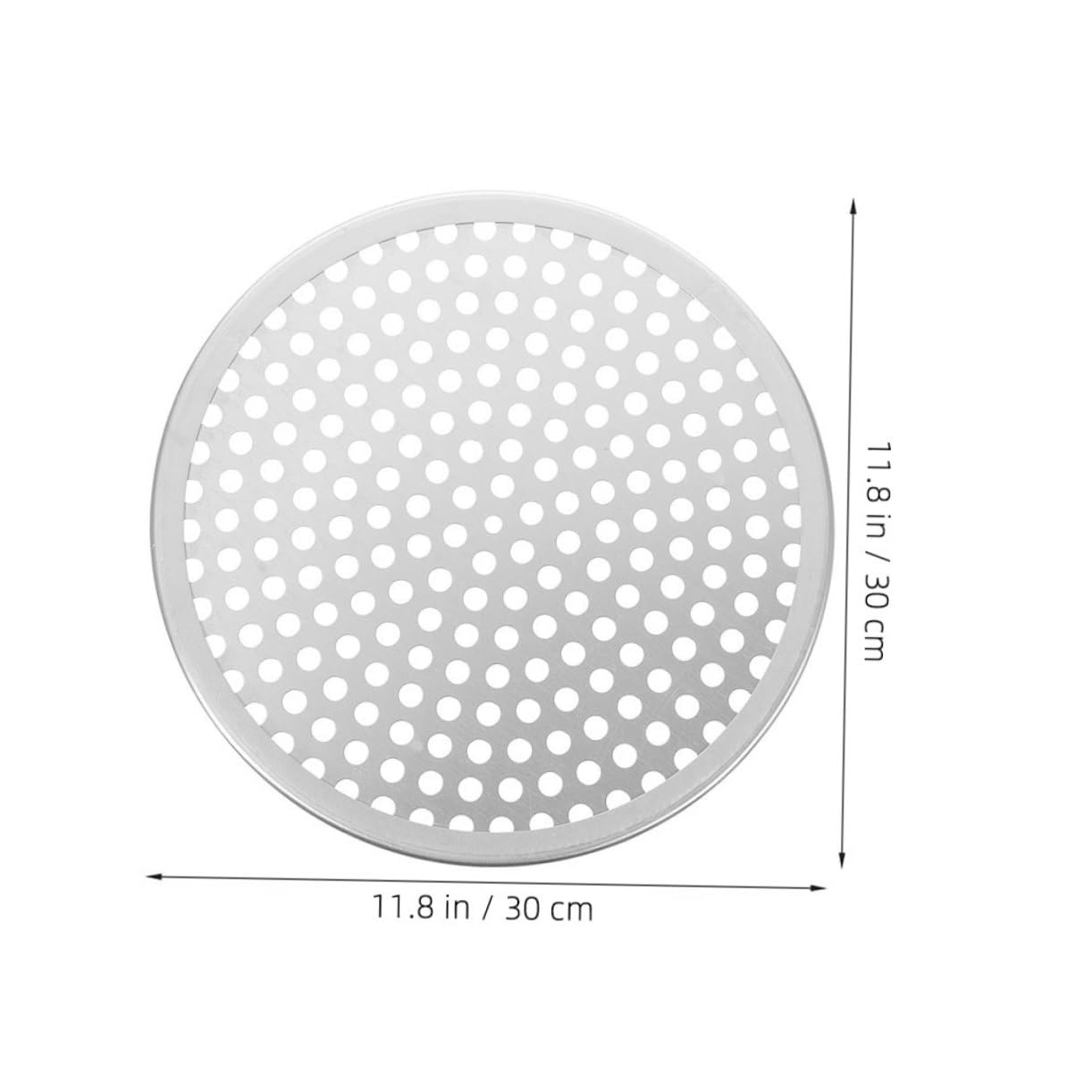 DECHOUS Kitchen Pizza Tray Round Perforated Aluminium Alloy Baking Plate and Heat Resistant Pizza Pan for Even Cooking and Easy Cleaning for Home and Restaurant