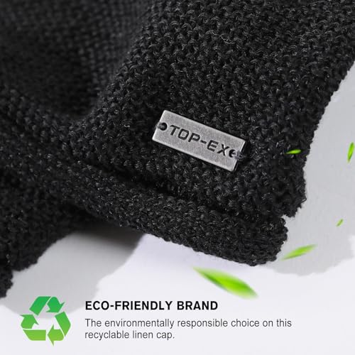 Image of TOP-EX L /XL /XXL 100% Linen Beanie Summer Cooling Organic Eco-Friendly Fashion