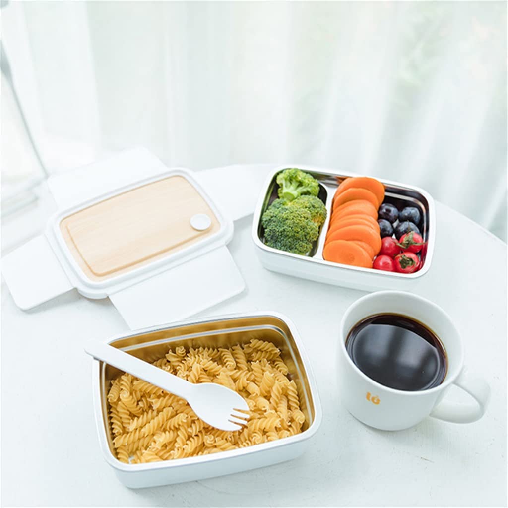 Pudełko Bento do kuchenki mikrofalowej, przenośne pudełko na lunch z przyborami, do pracy i posiłków na świeżym powietrzu