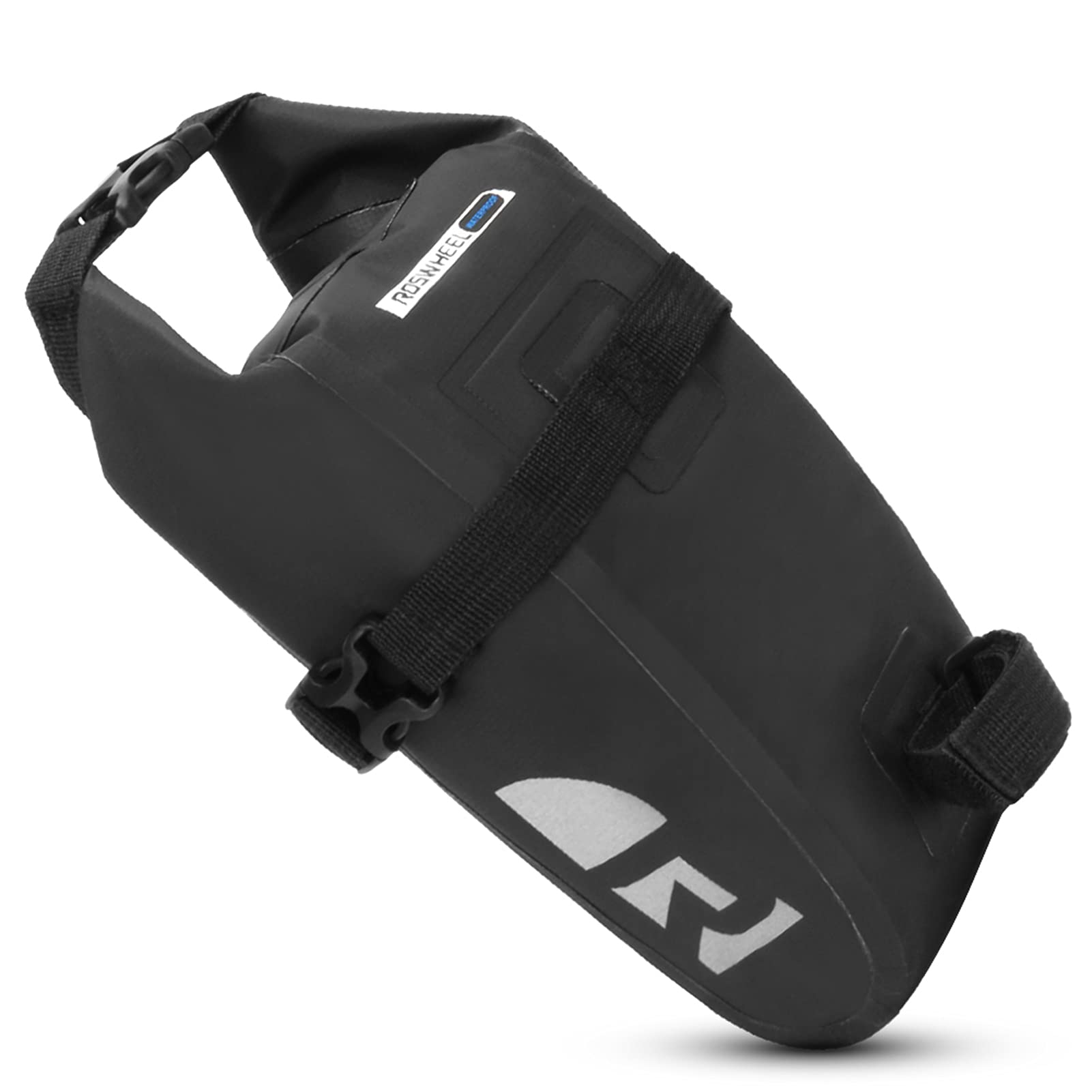 Waterproof Bag Reflective Cycling Rear Seat Post Bag Large Tail Rear Bag MTB Road Bike Bag Storage Bag Bike Accessories(Black) -Layfoo