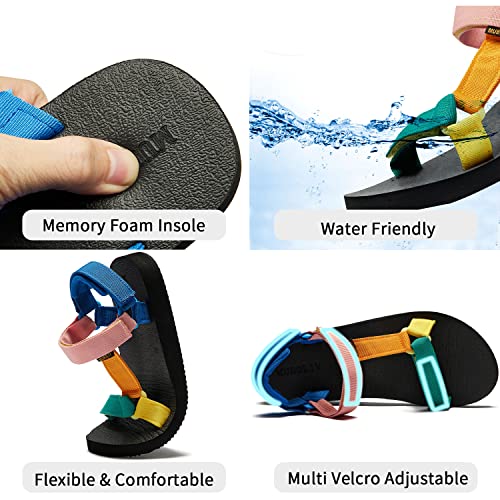 Image of Women's Original Sandals Comfortable Quick-Drying Casual Sport Sandal Walking Hiking Water Sandals With Arch Support